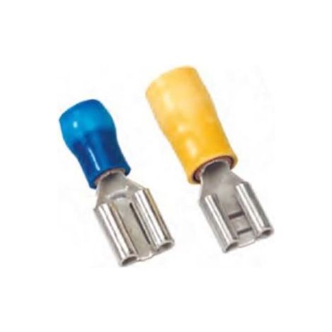 Cosse faston MECATRACTION, C100-51181-2, Isolé, Rouge, série : 51000
