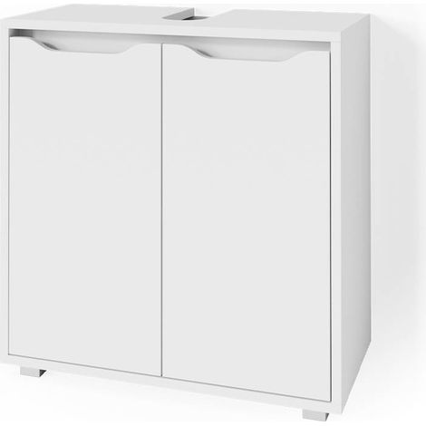 Waschbeckenunterschrank Ruben, Weiß, 60 x 62.5 cm, Vicco (1/5)