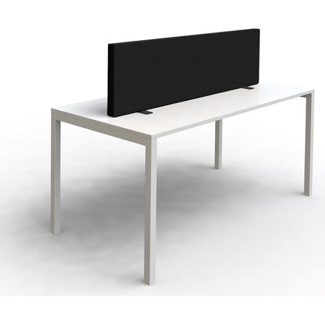 Panneau Frontal SPACIO 180 x 40 cm - Pied de table - Noir