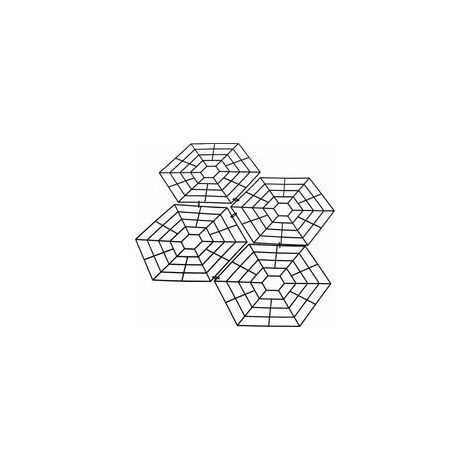 Grilles de protection pour étang – Lot de 20 grilles hexagonales en plastique – Dimensions 26,5 x 31,5 x 0,2 cm – Protection contre oiseaux et prédateurs (1/4)