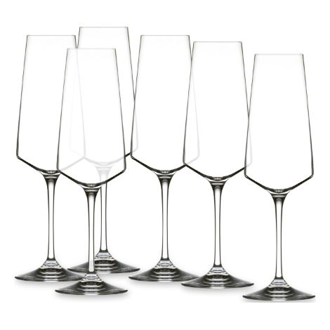 Set 6 Bicchieri Calici Flute in Vetro Aria 36 cl RCR Cristalleria (1/2)