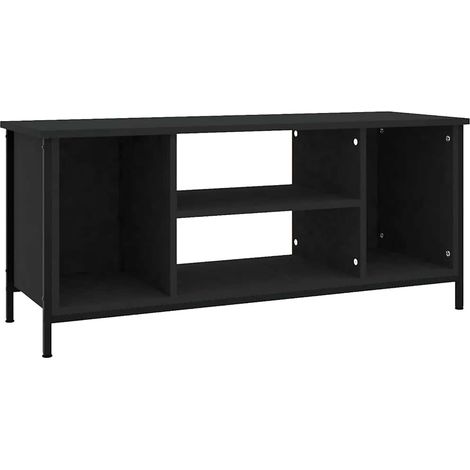Maison Exclusive - TV-Schrank Schwarz 102x35x45 cm Holzwerkstoff