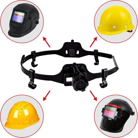 Adaptador para máscara de soldadura, convertidor para linterna frontal de soldadura de gran altitud (1/5)