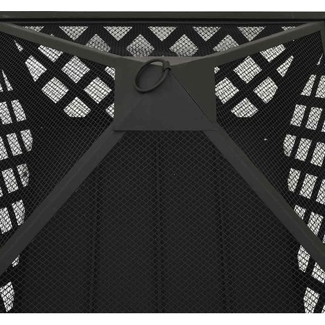 Maison Exclusive - Foyer avec tisonnier 64 cm XXL Acier (1/5)