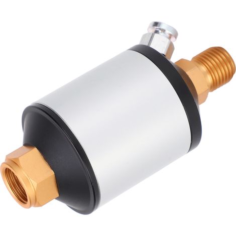 Séparateur air/huile/eau en aluminium, filetage G1/4, joint en laiton, 10 MPa, pour pistolet à peinture (1/5)