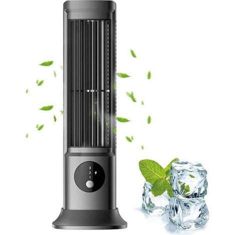 Ventilateur Brumisateur - Humidificateur Portable avec Réservoir 6 L - Refroidissement par Evaporation à Eau et Glace - Pour Maison Bureau Intérieur - 1 Pièce (1/5)