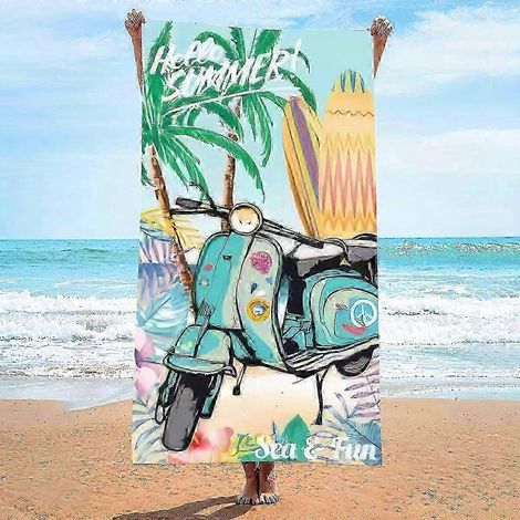 Mikrofaser-Reisehandtuch für Damen – saugfähig, schnelltrocknend und weich, ideal für Strand, Schwimmbad und Outdoor-Urlaub (1/5)