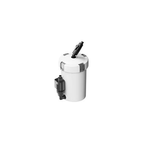HW-603B Filtre extérieur pour Aquarium, débit 400 l/h, avec 3 Étapes de Filtration, Matériaux et Pompe 6 W, Filtre Externe