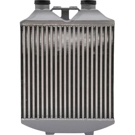 Intercooler, Construction en Aluminium, Dissipation de Chaleur Optimisée, GRIS (1/2)