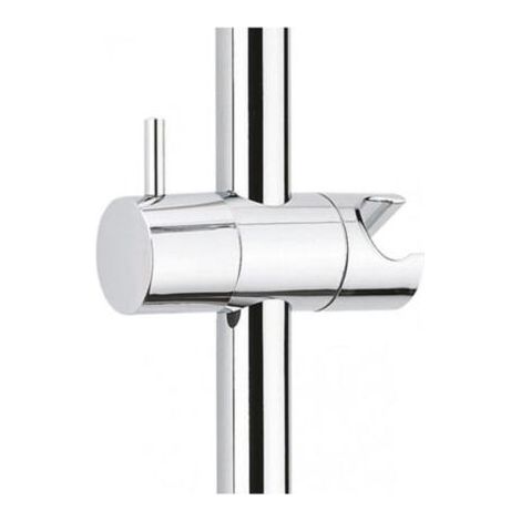 Curseur barre de douche ajustable 18 mm – Support douchette en ABS chromé – Installation facile – Design moderne (1/3)