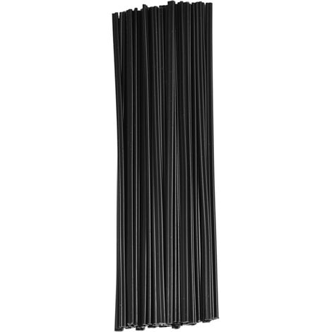 50 PP-Kunststoffschweißstäbe, flache Polypropylenstäbe niedriger Dichte für Autostoßstangen, Kunststoffrohre, Autoabweiser (25 cm / 9,84 Zoll) (1/2)