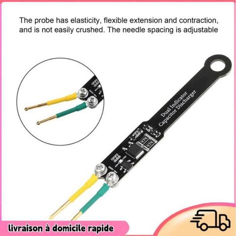 1 Stylo de décharge, Sonde flexible, Indicateurs LED, Outil électronique, Réparation appareils (1/4)