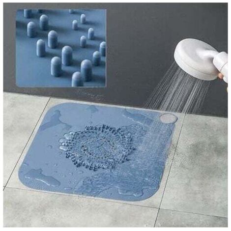 Attrape-cheveux de vidange de douche en Silicone, bouchon de cheveux de douche, crépine de vidange de douche, couvercles de vidange en Silicone, protecteur de vidange de salle de bains (1/4)