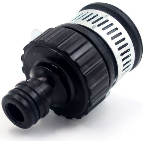 Küchenarmatur-Schlauchadapter, runde Armaturen, Gartenschlauchverbinder, aus hochwertigem Gummi, passend für alle 14-24 mm Armaturen. (1/2)