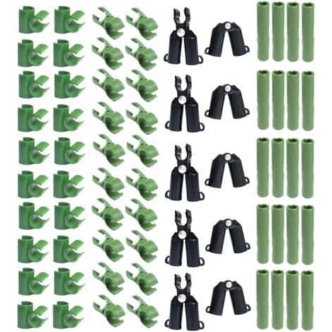 70 connecteurs réglables en plastique pour treillis de plantes - 11 mm (1/4)