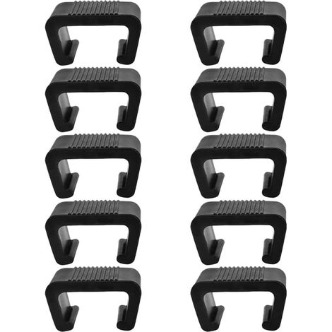 Pinces de fixation robustes en plastique pour meubles jardin (1/5)