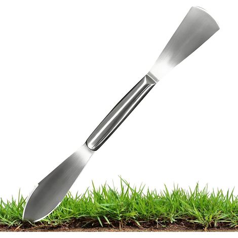 Gartenschaufel, Doppelschaufel, Pflanzspaten für Gartenarbeiten, Beetarbeiten, Umpflanzen, Stützen, Bodenlockern, Eisschaufel (1/5)