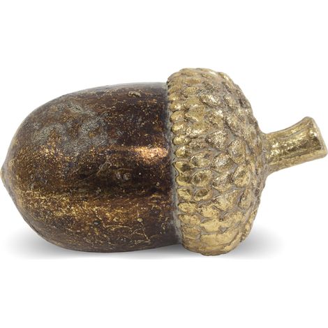 Decorazione autunnale a forma di ghianda, marrone dorato, 12,5x7x7 cm