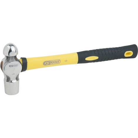 KS Tools - Marteau anglais INOX, manche en fibre, 440g - 964.2103