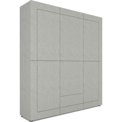 Credenza Alta 5 Ante e 3 Cassetti 150x35x165 cm Elios Cashmere (1/3)
