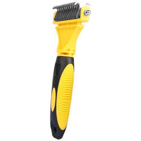 Brosse Chien Brosse Chat,Peigne Déméloir Chien Professionnel et Brosse Chien Poil Long, Râteau de Toilettage pour Chien et Chat Réduit Efficacement la Perte de Cheveux Jusqu'à 90%