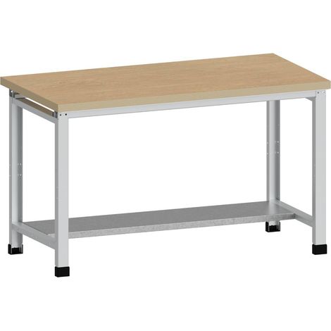 PROVOST - Demi-niveau inférieur tôlé acier zingué pour établi Evolys - 150 cm