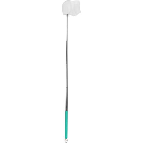 Filet de Pêche pour Aquarium Rétractable en Acier Inoxydable, Épuisette Carrée Verte Portable pour Crevettes (1/5)