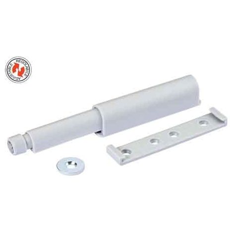 CRICCHETTO A CANNONE CON MAGNETE 74 mm - Grigio chiaro - 10 pezzi