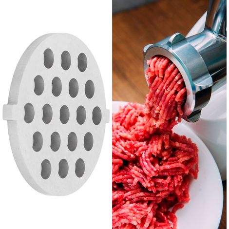 Disque de hachoir à viande en acier inoxydable, lame de broyage, accessoire pour hachoir à viande, 8 mm (1/5)