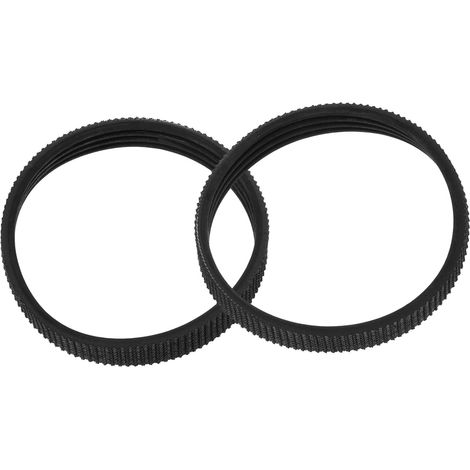 Courroie D'entraînement 2 Pièces pour Caoutchouc Transmission Stable Noire Épaisseur 3,2mm pour Raboteuse Électrique pour Bricoleurs et Professionnels (1/5)