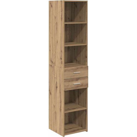 Maison Exclusive - Alacena Roble artesanal 40 x 42,5 x 185 cm Mad