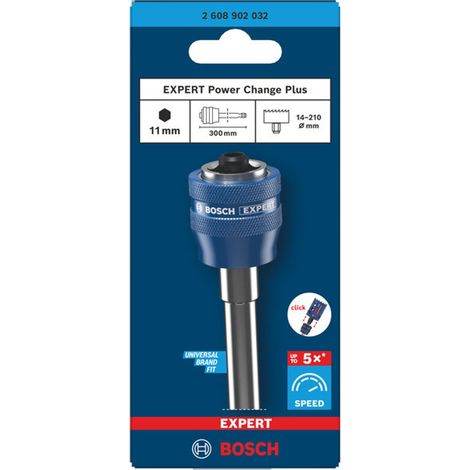 Bosch EXPERT Power Change Plus Lochs.Adap.-Verlängerungsst., Sechskants. 11 mm, 300 mm