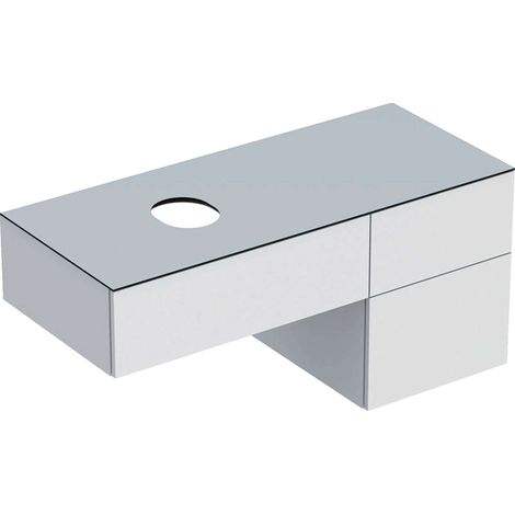 Geberit VariForm meuble sous-lavabo à poser, trois tiroirs, (1/2)