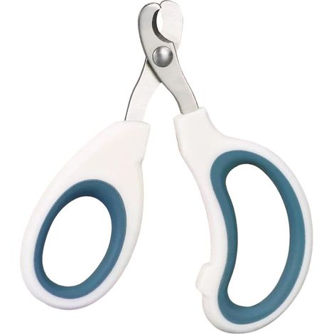 Cortaúñas profesional para gatos, cachorros y animales pequeños, tijeras de acero inoxidable, diseño de arco de 25 grados. (1/5)