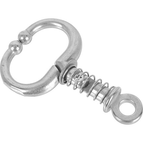 Pince-nez De Vache En Acier Inoxydable Petit Format Pour Élevage Agricole, Outil De Traction Bovin Ressort Automatique, Anneaux De Nez Ferme Et Solide Pour Usage Vétérinaire (1/5)