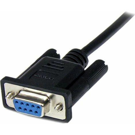 StarTech.com 1m Seriell DB9 RS-232 Nullmodemkabel - Schwarz - St/Bu