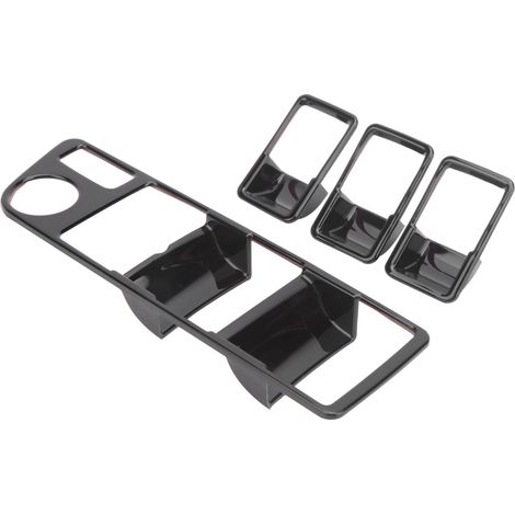 4 pièces Cache décoratif de remplacement pour interrupteur de lève-vitre à conduite à droite, compatible avec Harrier Venza XU80 2020 2021 Noir piano (1/5)