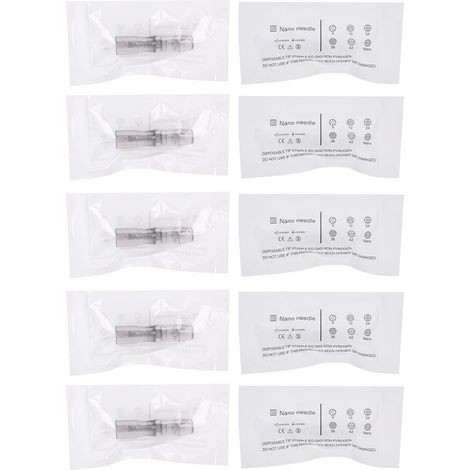 Kit de 10 aiguilles microblading 3D Nano pour machine électrique de rajeunissement cutané, accessoire professionnel (1/5)