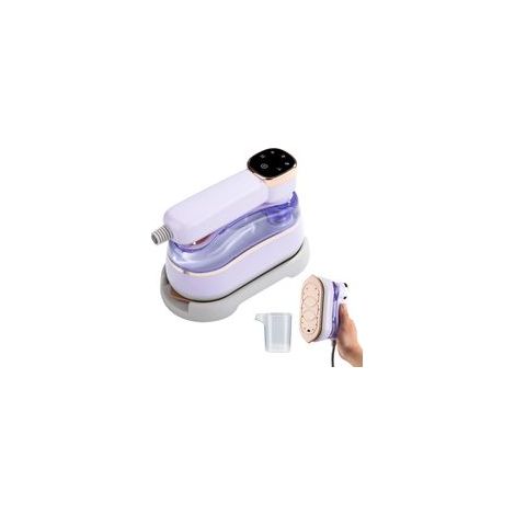 Fer à repasser portable 2 en 1, fer à vapeur portatif, affichage LED des modes de repassage, 1200 W + temps de chauffe rapide de 15 secondes - Crezuo (1/4)