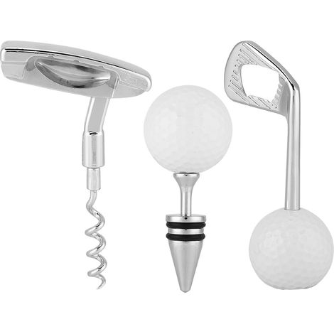 Golfförmiger Korkenzieher, Rotwein- und Bierflaschenöffner, Korkenzieher-Set für Bar und Küche (1/5)