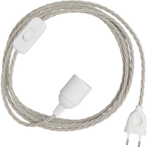 Câbles créatifs - SnakeBis Twisted - Câblage avec douille et câble tressé en tissu (1/3)