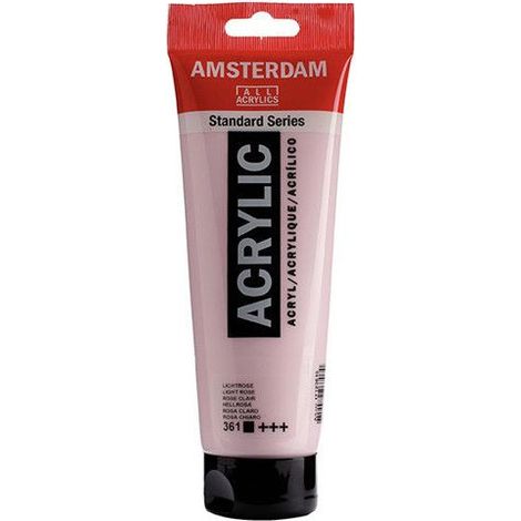 Peinture Acrylique en tube - Rose clair - 361 - Amsterdam - 250ml (1/2)