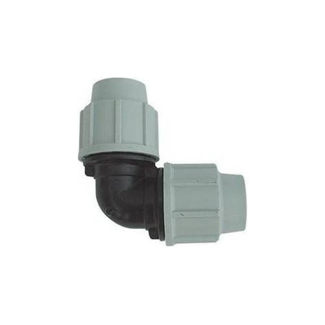 COUDE À 90°  PLASSON POUR TUYAU EN POLYÉTHYLÈNE Dimensions : diamètre 40