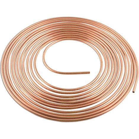 Couronne cuivre ø4.75mm L. 7,62M pour conduite de freins - EG 0565 - CLAS Equipements