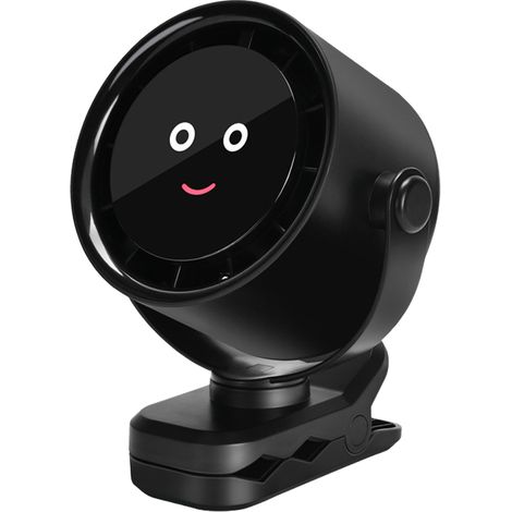 Portable Fan – Mini Silent Desktop Fan 4000 mAh with Clip, USB Rechargeable, 5 Wind Speeds (1/5)