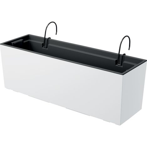 Maceta URBI CASE W , dimensiones (mm) 580x180x195, color Blanco