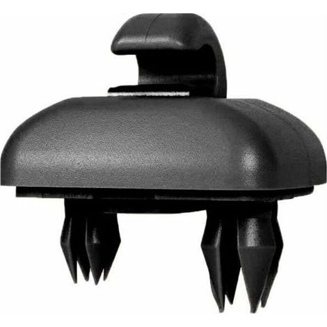 Lot de 2 crochets pour pare-soleil de voiture – Compatibles Audi A1 A3 A4 A5 Q3 Q5 – Plastique ABS résistant – Installation facile (1/5)