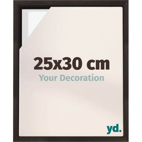 Your Decoration - Cadre flottant  - Chene Fonce - Cadre en caisse américaine pour toile sur chassis - MDF - Lyon (1/5)