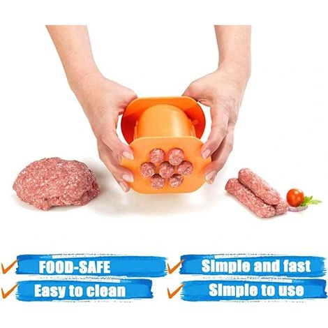 Hachoir de cuisine manuel PP antiadhésif pour barbecue (1/4)