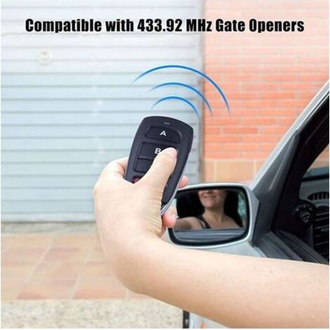 4 Pièces Duplicateur Universel Télécommande Porte Garage Portail Clés Remplacement Compatible (1/3)